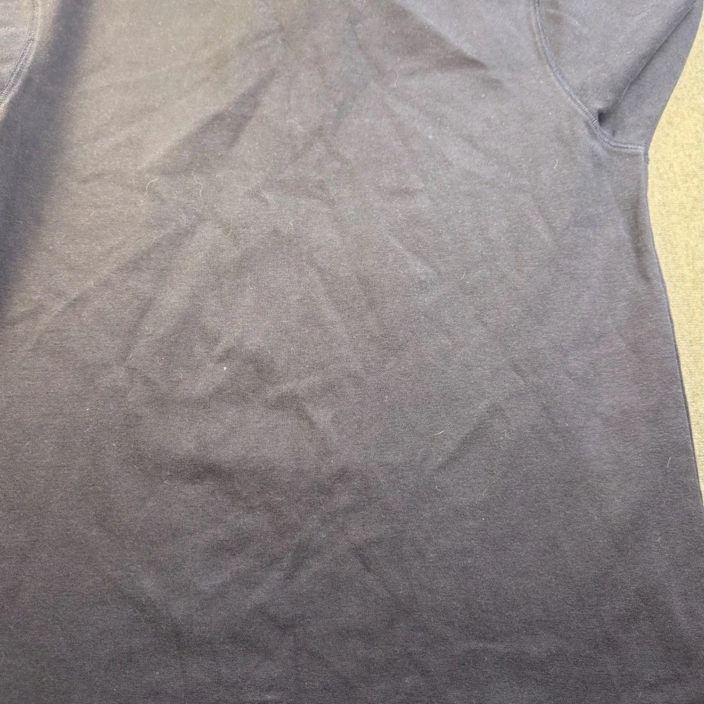 Banana Republic Mens Navy Blue Quarter Zip Long Sleeve Pullover Shirt‎